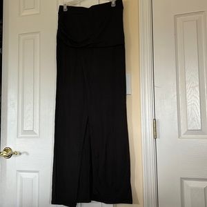 Poetry Long Black Skirt Size Large